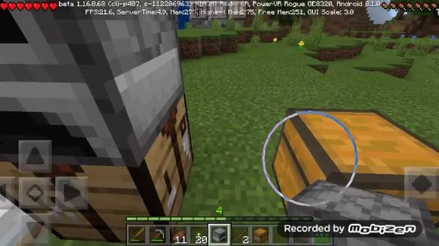 Ванильное выживание на версии 1.16.0.68 построил начальный дом #1 Maincraft 100% смотреть онлайн