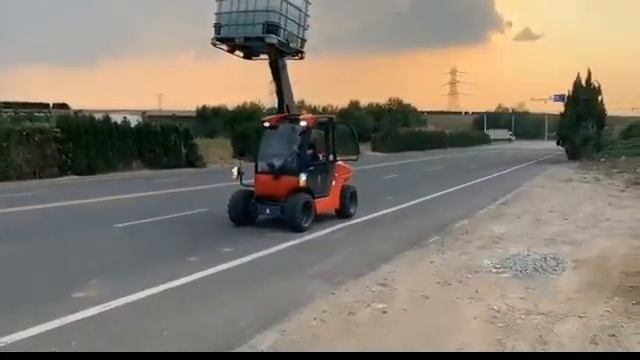 China EVERUN ERT1500 Telescopic Wheel Loader смотреть онлайн