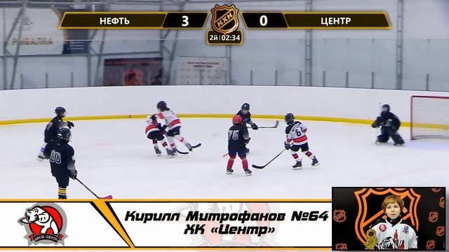 Кирилл Митрофанов №64 ХК «Центр» смотреть онлайн