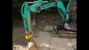 Быстросъем для мини-экскаватора простой под палец | DIY Quick coupler for IHI 20Z mini excavator