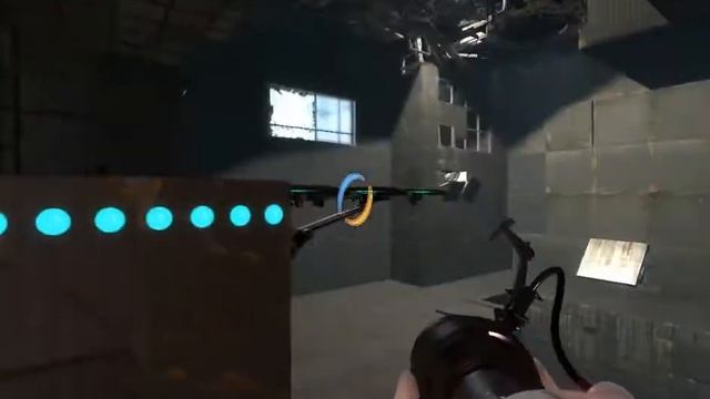 Portal 2 Глава 2 Холодный старт Тестовая камера 07 и получение достижения Сохранение массы смотреть онлайн