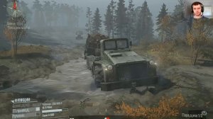 Как огромный мощный трактор застрял в луже и чем его вытаскивали