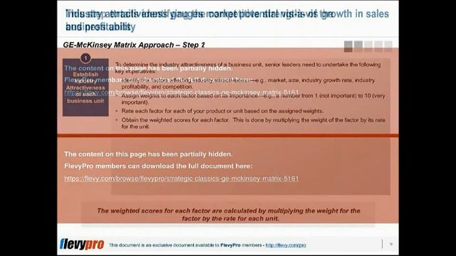 Strategy Classics: GE-McKinsey Matrix смотреть онлайн