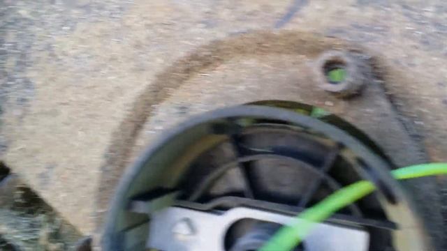 Rewind Trimmer Line.