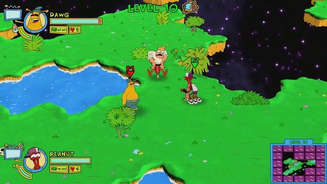 Toejam & Earl: Back In The Groove - Tutorial Level's 6-12 Co-Op With My Wife Becky! смотреть онлайн