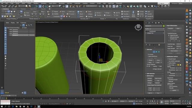 Quadcapping Circular Holes to avoid pinching #Topology [ Tutorial ] смотреть онлайн