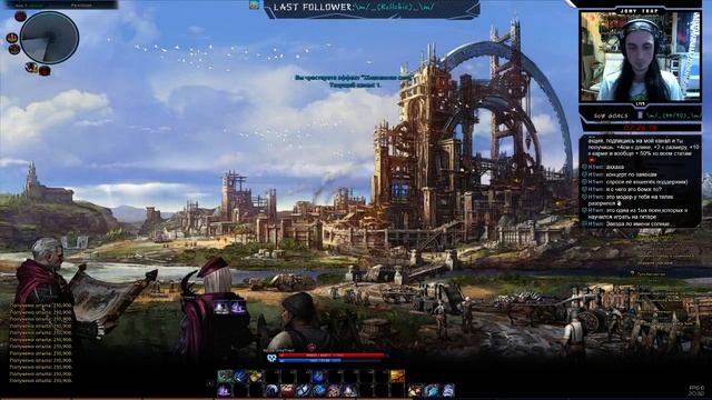 Милая девушка дает концерт во время стрима))) #5