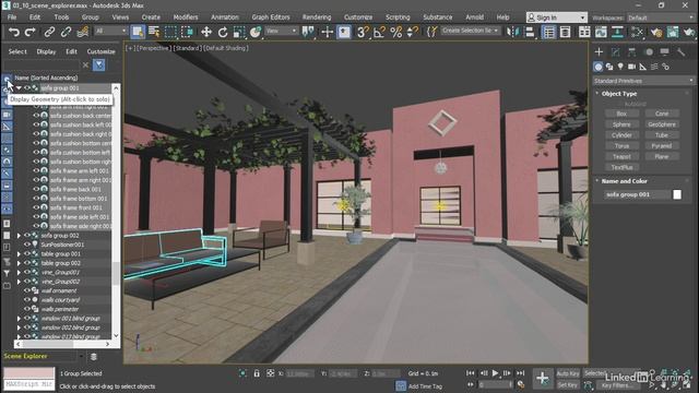 029 Outlining object names with Scene Explorer смотреть онлайн