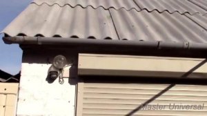 Водосток из канализационных труб, говорят трубы покрутило, возможно пластик тонкий и не качественный