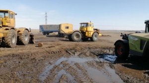 Первый запуск трактора(К-701).