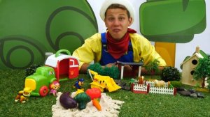 Видео для детей. Веселая школа. Профессия фермер.