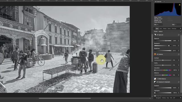 Enhanced Monochrome Conversion in Affinity Photo's Develop Persona смотреть онлайн