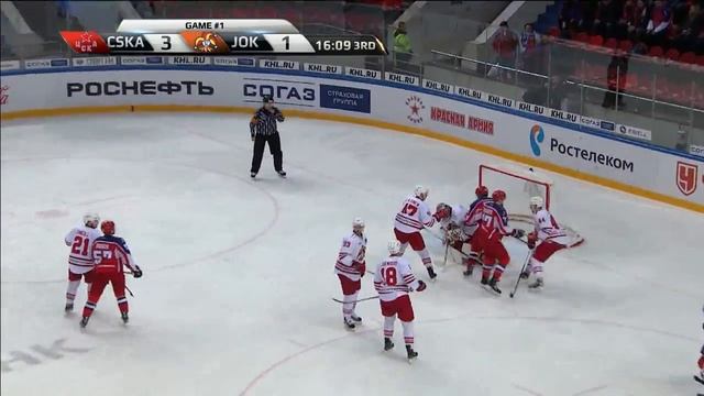 2017 Gagarin Cup. Jokerit 2 CSKA 4 02/21/2017 (Game 1)