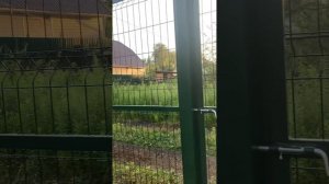 Распашные ворота и калитка 3д. Комплектация.