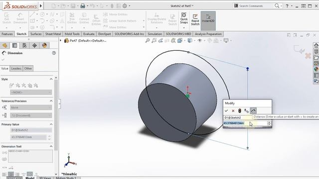 Basic 3D CAD : Exercise 2-3 [Part] - SolidWorks tutorials EXERCISES смотреть онлайн