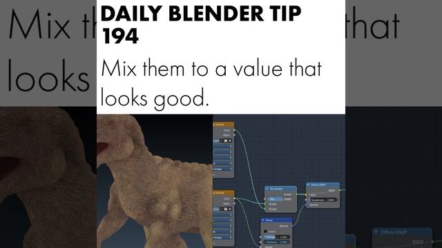 Daily Blender Tip 194 - Texture mixing смотреть онлайн