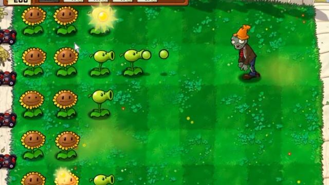 Plants vs Zombies / Adventure 1 Day 6 / Растения против Зомби / Прохождение смотреть онлайн