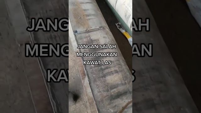 Jangan salah menggunakan kawat las #welder #fypシ #welding #fypシ смотреть онлайн
