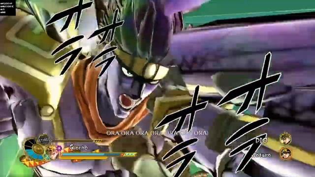 Giorno Vs DIO & Jotaro 3