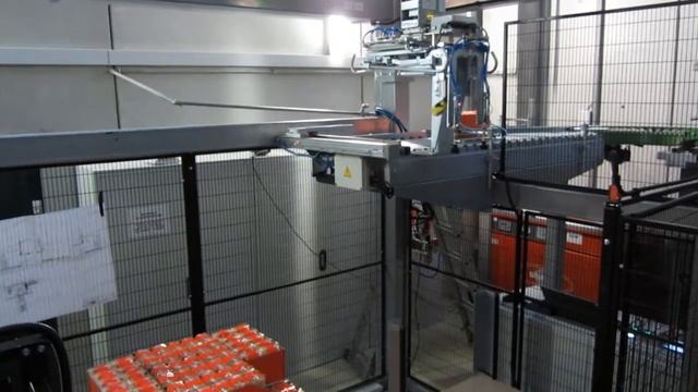 RMP - scatole di riso open top, pallettizzatore KRONO cambio pallet automatico смотреть онлайн