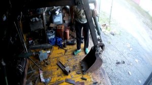 Самодельный мини-экскаватор своими руками, с поворотом на 360 часть 4 полная сборка.