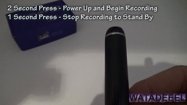 1080p Spy Pen Operation - How To See LEDs and Press Button смотреть онлайн