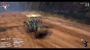 Покатушки#2///Spintires//Трактор ЮМЗ 6КЛ