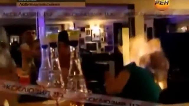 Бармен поджигает девушку Duks Star Bar1 Cut