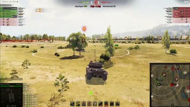 Centurion AX. Карта Прохоровка. Режим Натиск. 9400 к урона, 2 фрага. смотреть онлайн