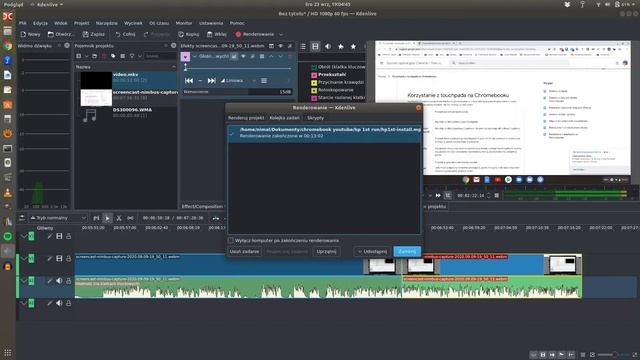 Acer 315 - porównanie MOCY renderowanie Kdenlive vs Ubuntu Linux na workstation! Życie z Chromebook смотреть онлайн
