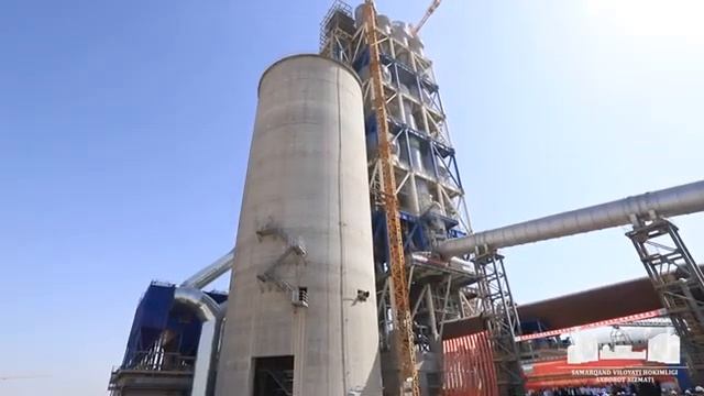 Samarqannda Markaziy Osiyodagi eng yirik sement zavodlaridan biri ish boshladi смотреть онлайн