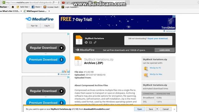 Minecraft- How to download maps (Easy no winrar or 7zip) смотреть онлайн
