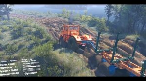 Едет трактор по грязи. Мультик-игра про трактор Кировец для детей  #Автошка