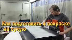 Как подготовить к покраске на сухую  Абразивы Kovax