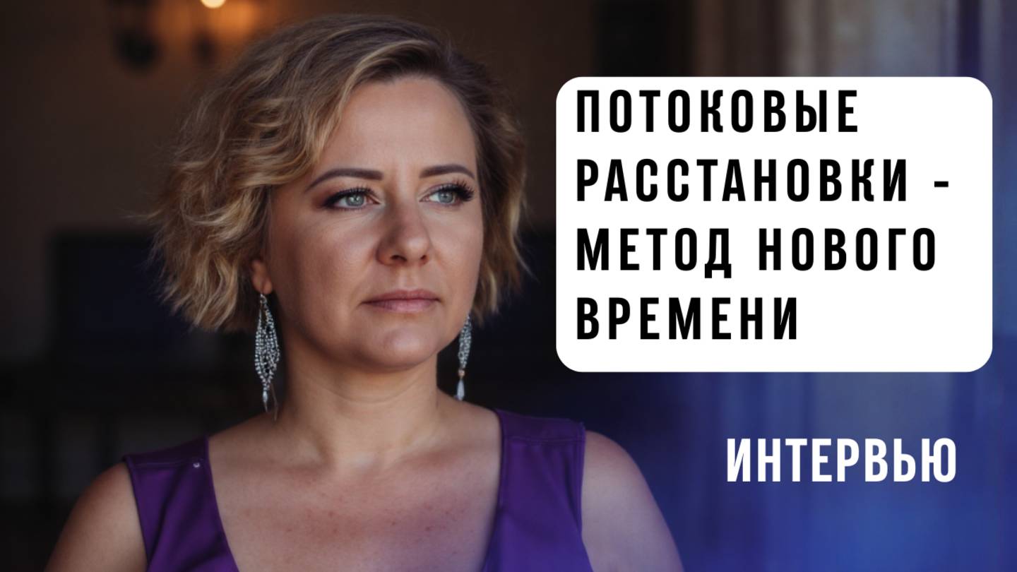 Потоковые расстановки - метод нового времени!