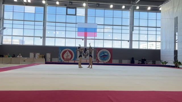 Тройка. КМС. Сивцова Алиса-Токарева Полина - Фролова Валерия. Комбинированное  упражнение