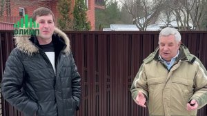 Отзыв об установке откатных ворот из евроштакетника. Компания " Олимп"