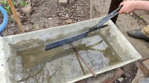 Двуручный мачете из рессоры своими руками