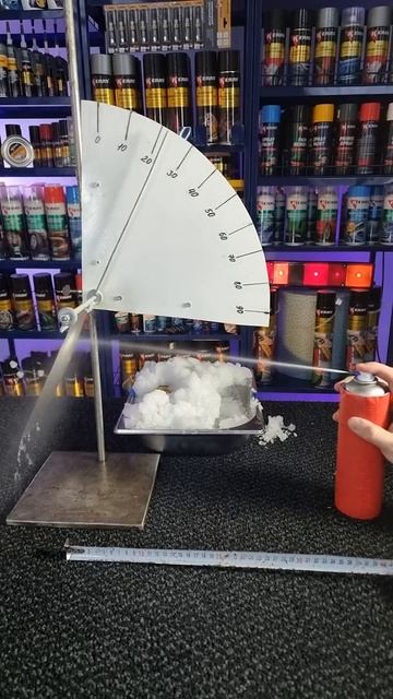 Очиститель тормозов KERRY. Простой тест охлаждённого баллона смотреть онлайн