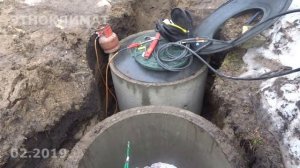 Установка Геотермального теплового насоса зимой