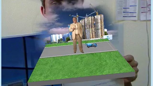 Augmented reality & annual report. FiaBank-2009. Construction. смотреть онлайн