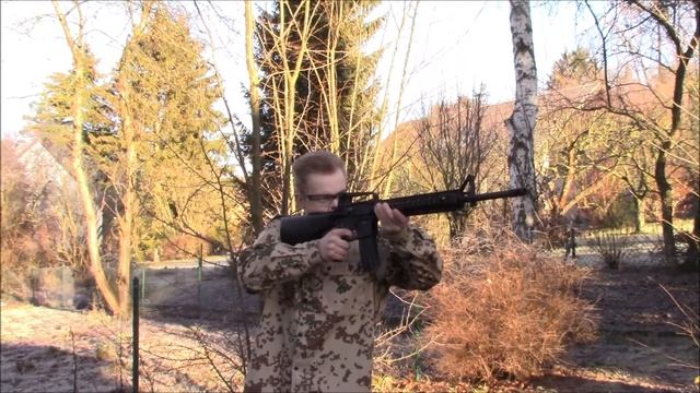 Airsoft Begadi M16 A4 Sports S AEG Schusstest 1,7 Joule смотреть онлайн