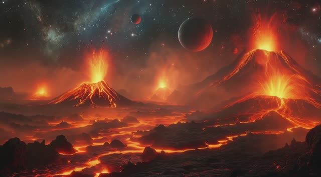 Space Futuristic Sci-Fi Video Journey