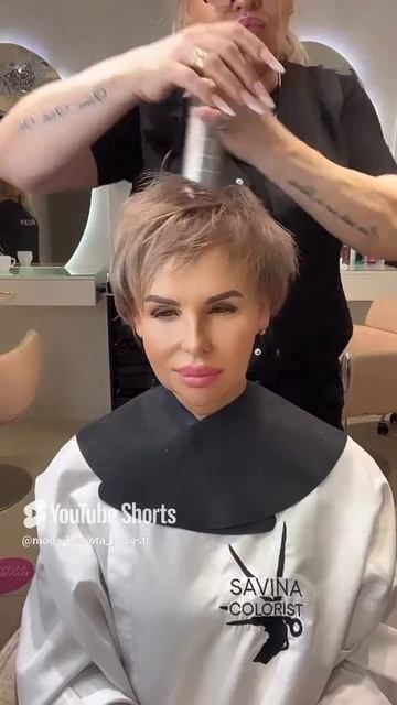 Стрижка Шапочка после 55: Секреты омолаживающей стрижки!👌 смотреть онлайн