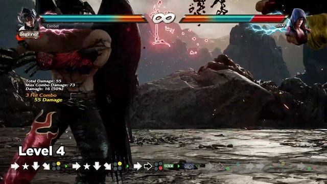 Devil Jin EWGF - Minute Combos [4K] смотреть онлайн
