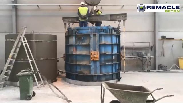 Remacle Beton. Fabrication d'une citerne de 10000 L смотреть онлайн