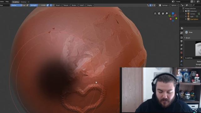 How to use Dynamic Topology in Blender 2.8 смотреть онлайн