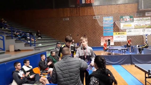 Zlatni reket Jagodine 2019 - Dodela medalja mladji kadeti смотреть онлайн