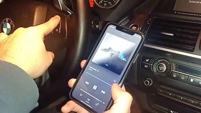 BMW X6. E71 Bluetooth audio. смотреть онлайн
