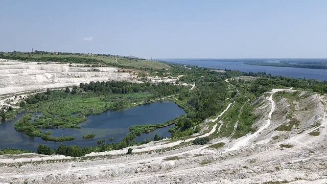 Вольский меловой карьер.